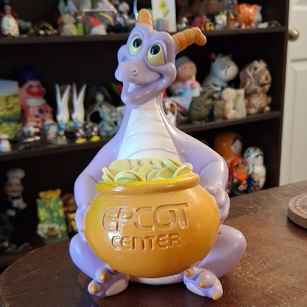 Disney Epcot Purple and Orange Figment 1982 Collectible - Vintage